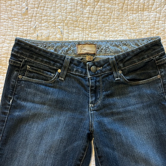 Paige Canyon Boot Jeans size 26 - Picture 3 of 6